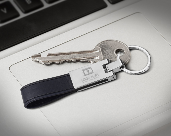 Leather Keychains on the keys